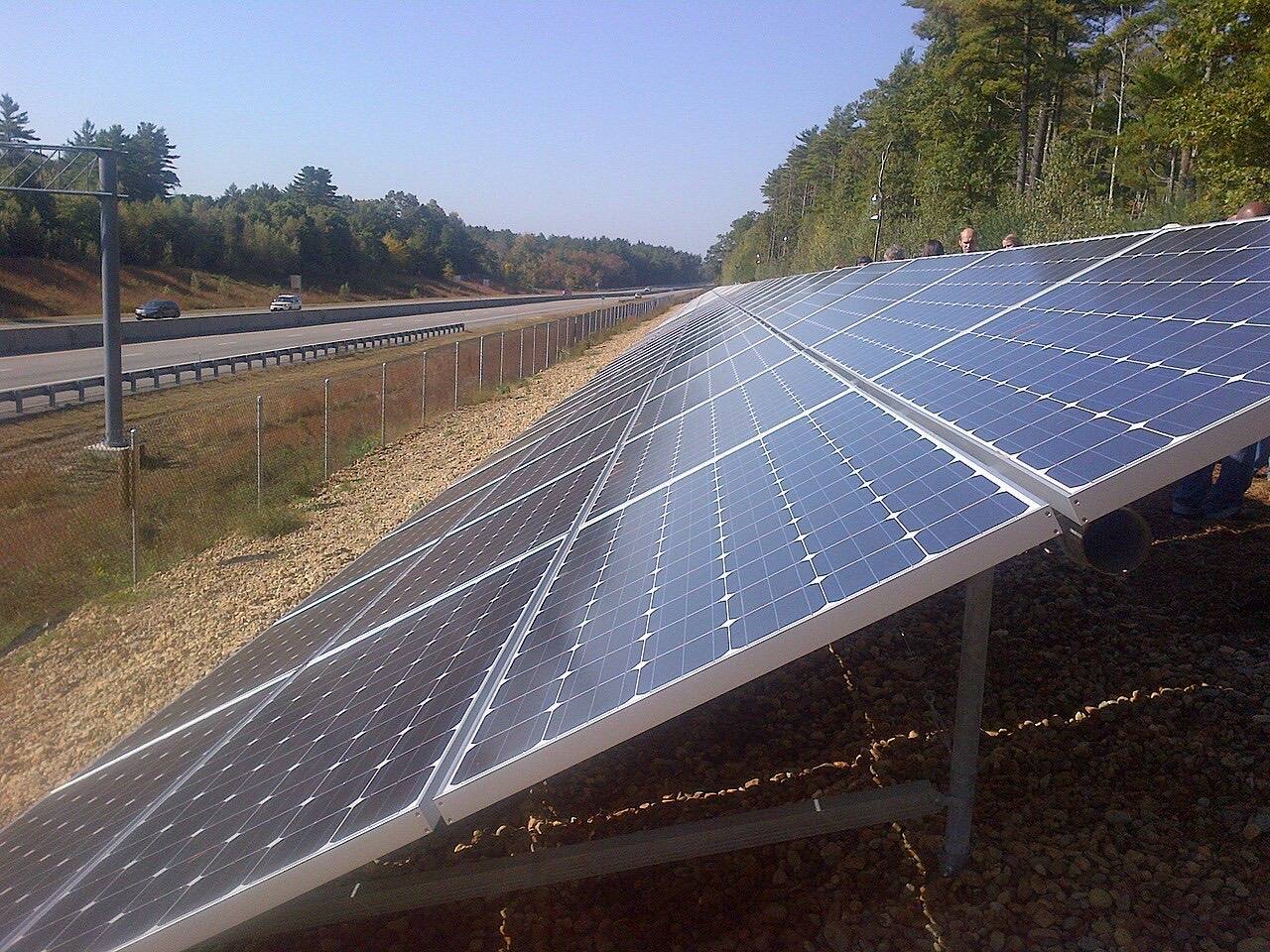 Carver, Route 44 Solar Array, October 5, 2012